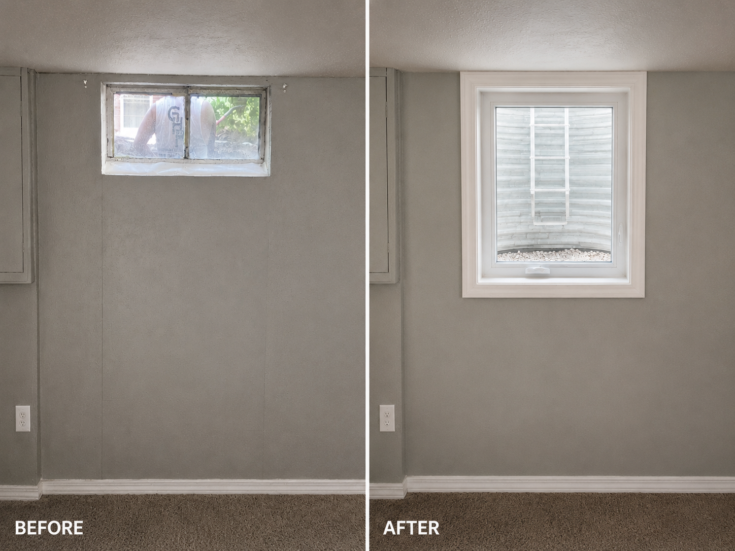 Basement Bedroom Conversion in Alton, IL