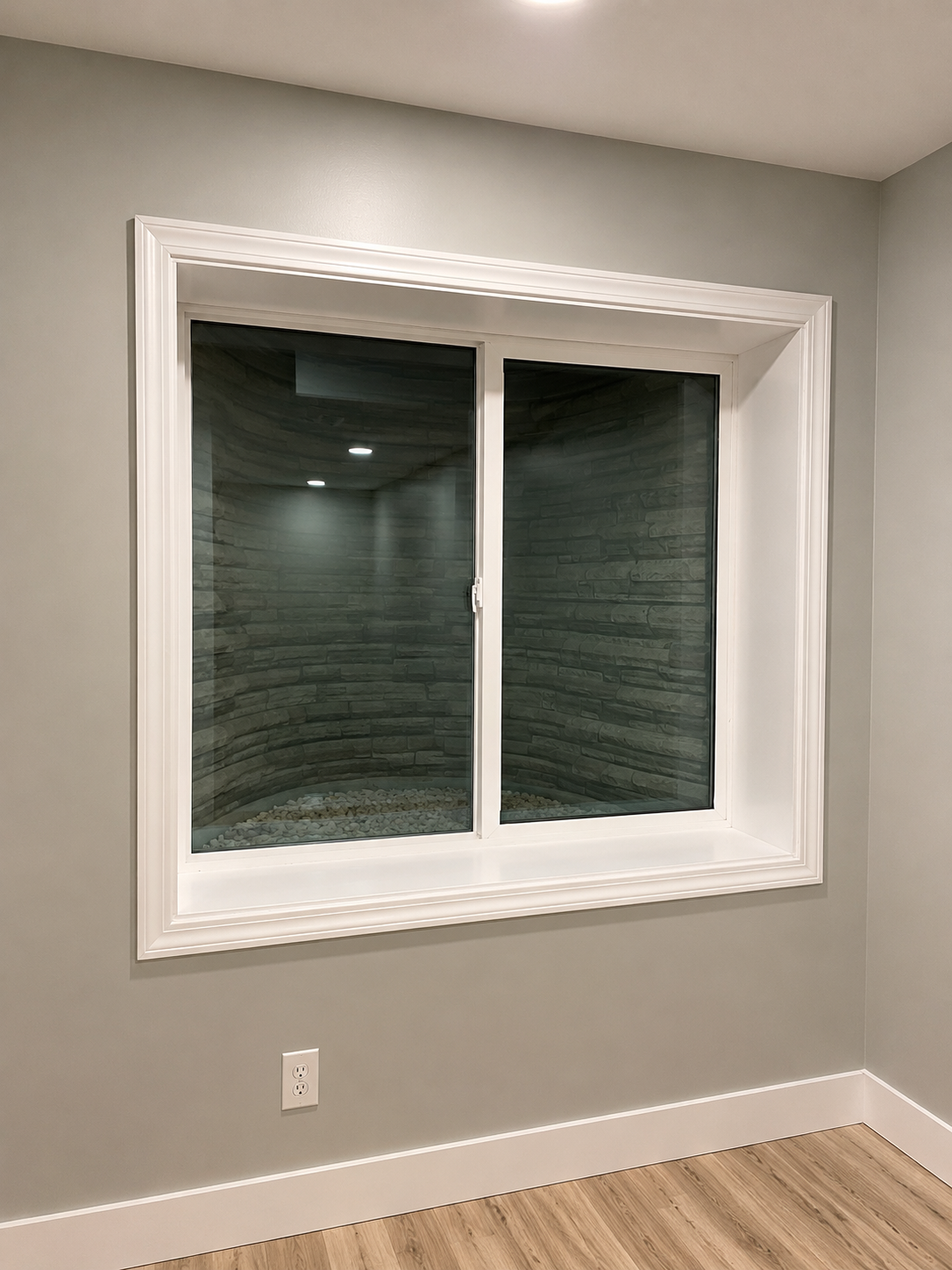 4x4 Slider · Finished Basement in Edwardsville, IL